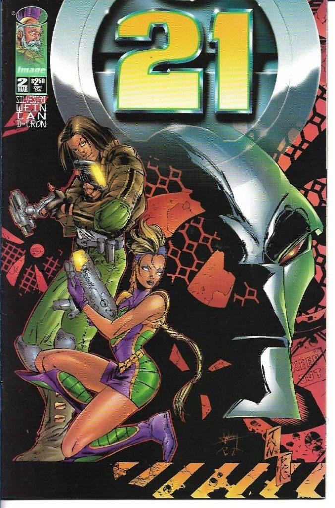 21 #2 - (1996) Image Comics, Eén comic, Amerika, Verzenden, Zo goed als nieuw