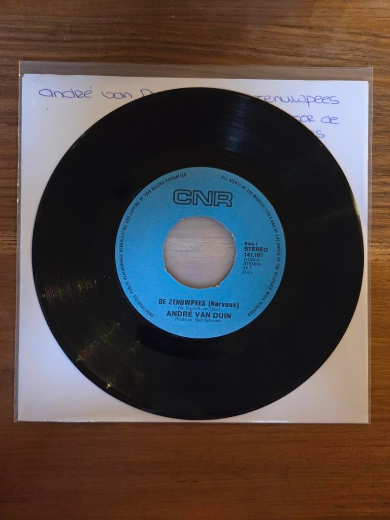 André van Duin - De zenuwpees, Gebruikt, 7 inch, Single, Ophalen of Verzenden