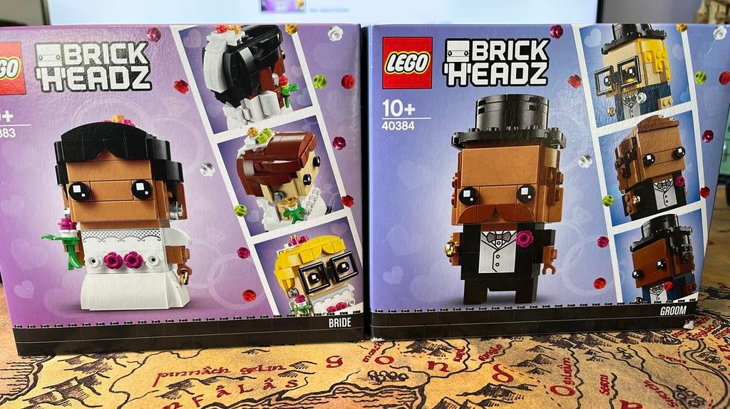 Leg brickheadz 40383/40384 bruid en bruidegom nieuw!, Ophalen of Verzenden, Zo goed als nieuw