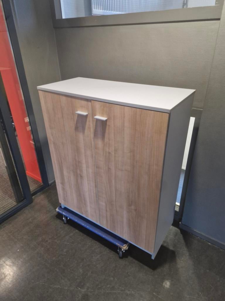 Houten draaideurkast / roldeurkast ( 3 beschikbaar ), 100 tot 150 cm, Ophalen of Verzenden, Zo goed als nieuw, Vst