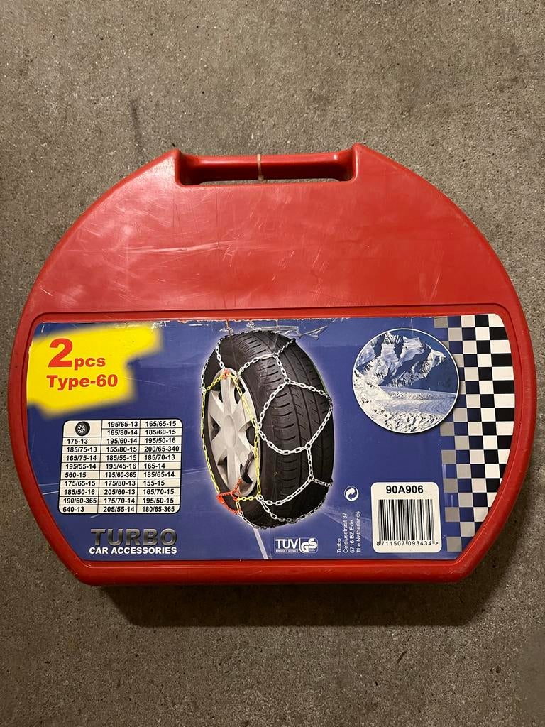 Turbo Sneeuwkettingen Type-60, Auto diversen, Sneeuwkettingen, Nieuw, Ophalen
