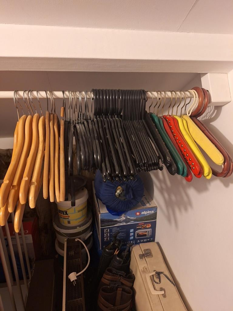 Kledinghangers, Ophalen, Gebruikt, Overige materialen