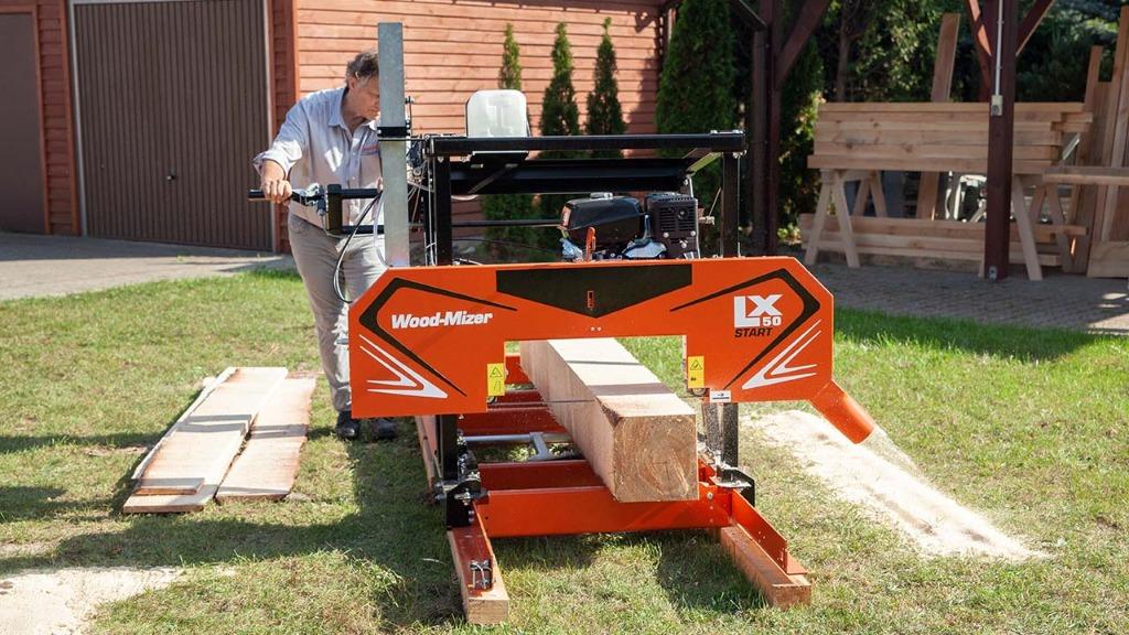 Wood-Mizer LX50 Start 2.0 zaagmachine € 3.390,- ex. 21% BTW, Ophalen