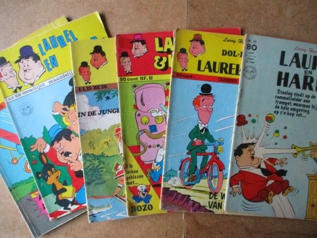 adv8265 laurel en hardy, Eén comic, Ophalen, Gelezen, Overige gebieden
