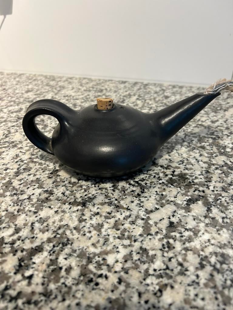 Oud olie kannetje niet gebruikt heel mooi stoer en sober, Ophalen of Verzenden, Zo goed als nieuw