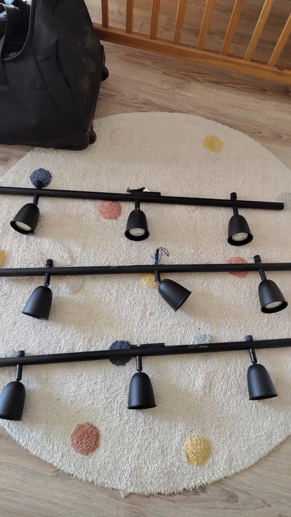 Ikea skurup lampen zwart, Ophalen, Zo goed als nieuw, Metaal of Aluminium