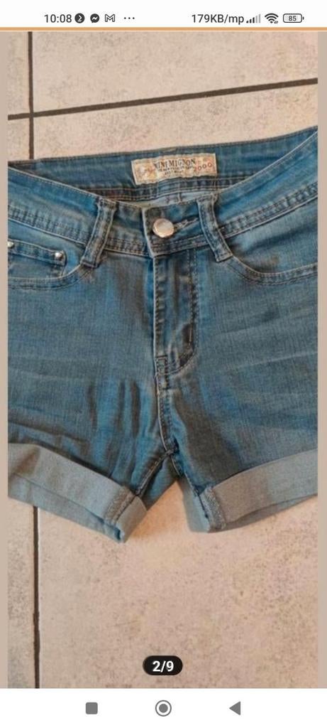 MINI MIGNON strecht zomerbroek maat 140, Ophalen of Verzenden, Zo goed als nieuw, Meisje, Broek