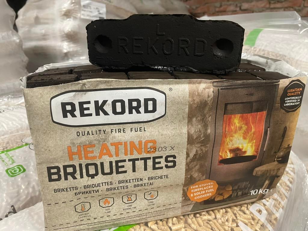 Bruinkool briketten, Tuin en Terras, Haardhout, Minder dan 3 m³, Ophalen of Verzenden