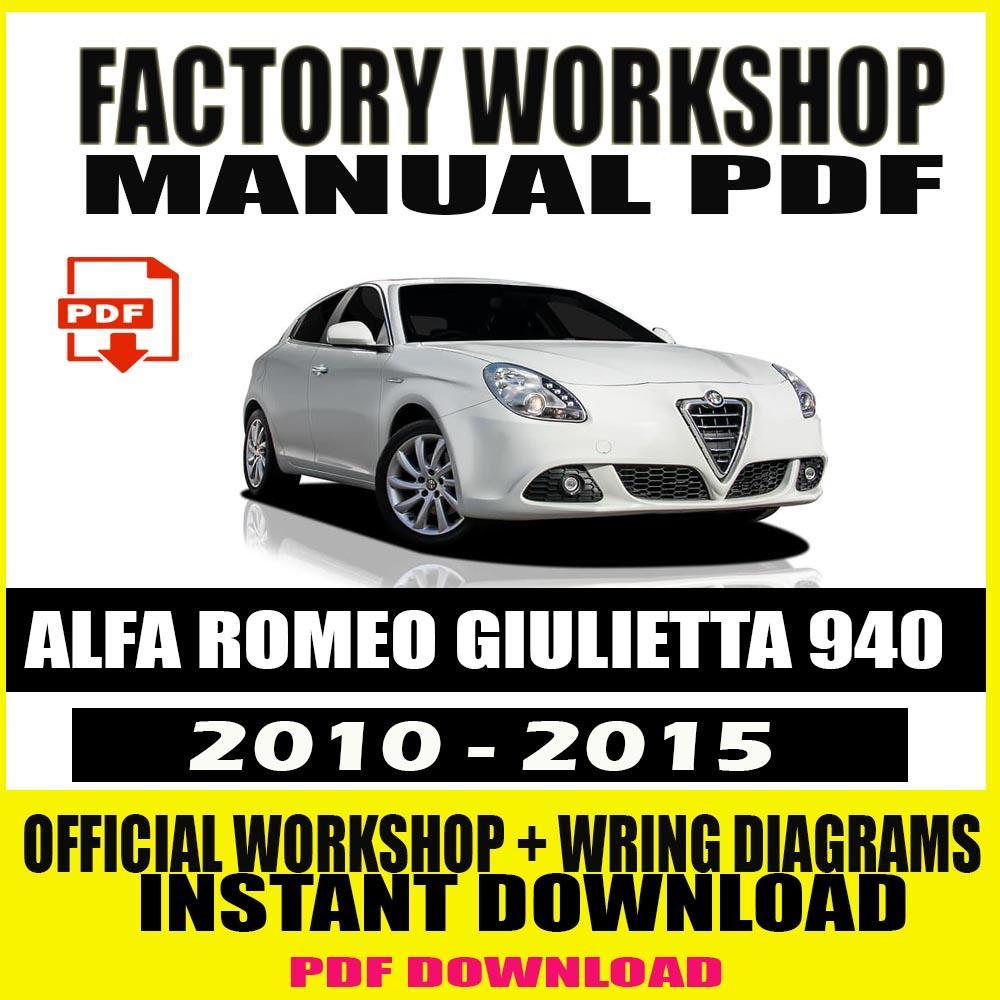 ALFA ROMEO SERVICE REPAIR MANUAL - PDF DOWNLOAD, Ophalen of Verzenden, Zo goed als nieuw, Alfa Romeo