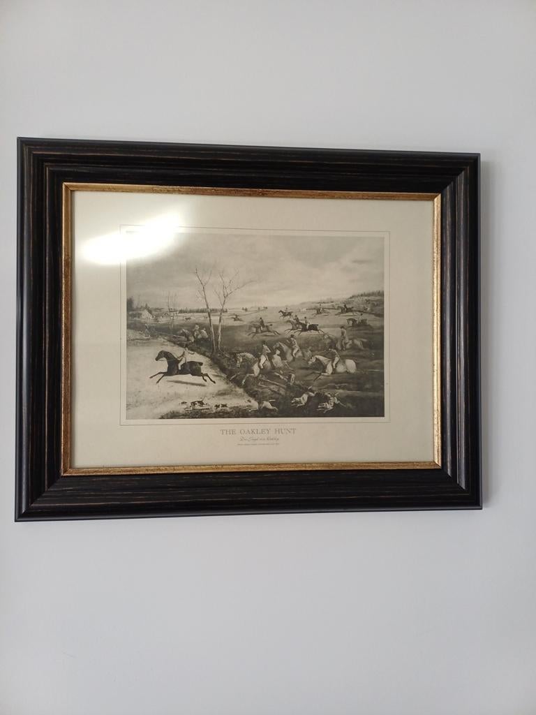 Klassieke print in lijst 39 x 49 cm, Antiek en Kunst, Ophalen of Verzenden