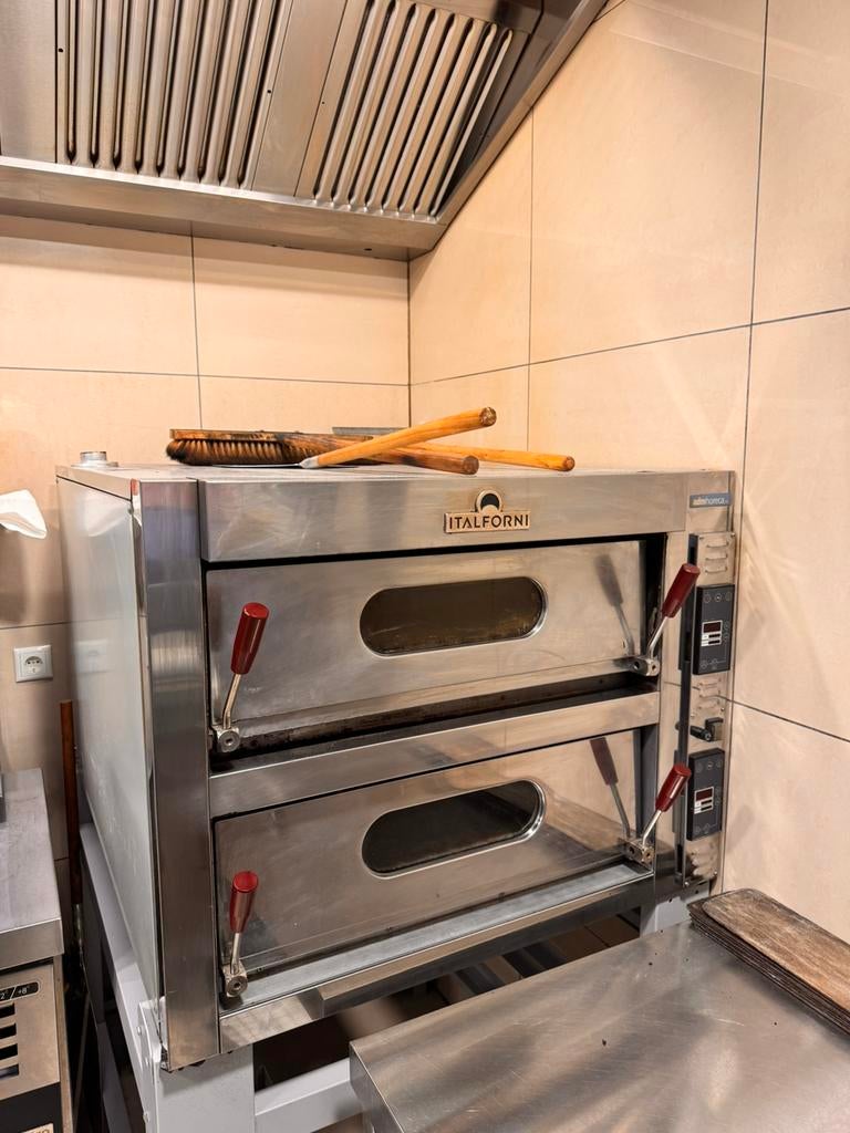 Professionele pizza oven ITALFORNI – 2-deks – horeca, Witgoed en Apparatuur, Ovens, Ophalen