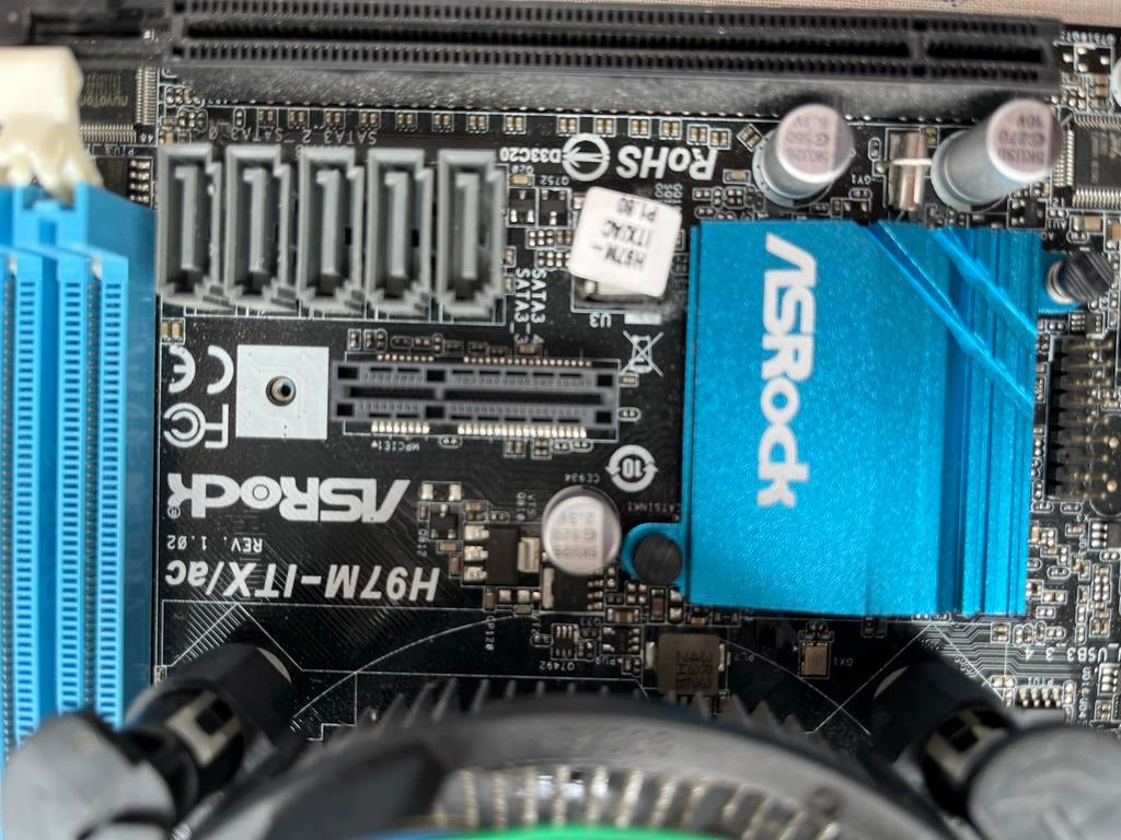 Asrock H97M ITX/AC, i7, 16GB RAM, Computers en Software, Moederborden, Ophalen of Verzenden, Gebruikt, Intel, DDR3