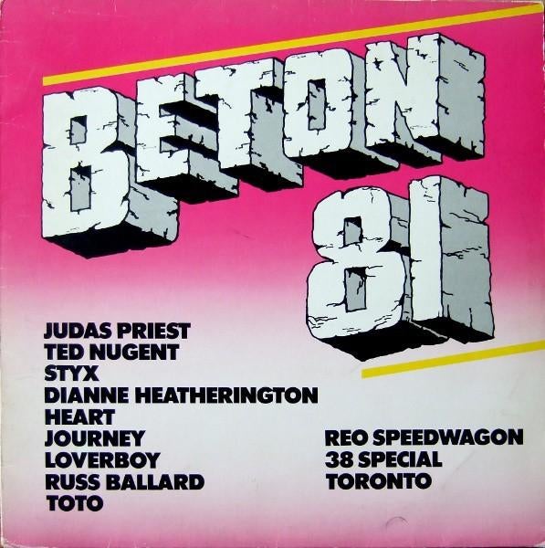 LP - Beton 81- hardrock/metall, Cd's en Dvd's, Vinyl | Hardrock en Metal, Ophalen of Verzenden, Zo goed als nieuw
