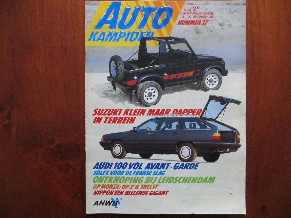 Autokampioen 37 1984 Suzuki SJ 410 (test), Audi 100 Avant, Ophalen of Verzenden, Nieuw, Audi