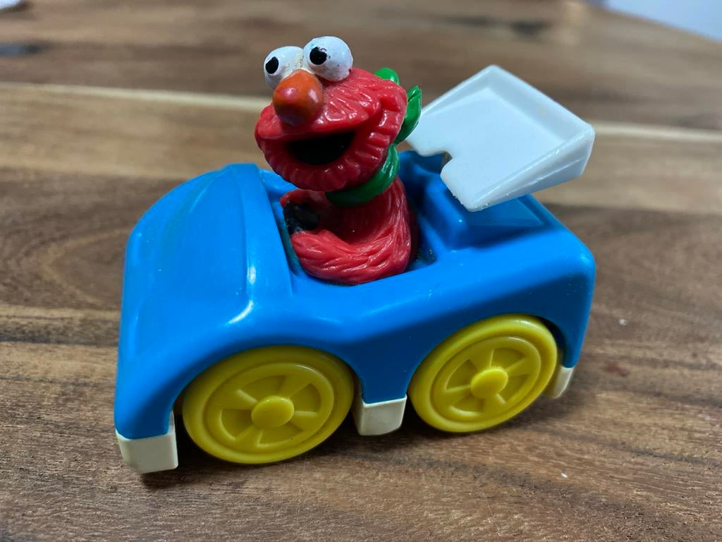 Elmo in auto speelgoed, Ophalen of Verzenden, Gebruikt, Jongen of Meisje