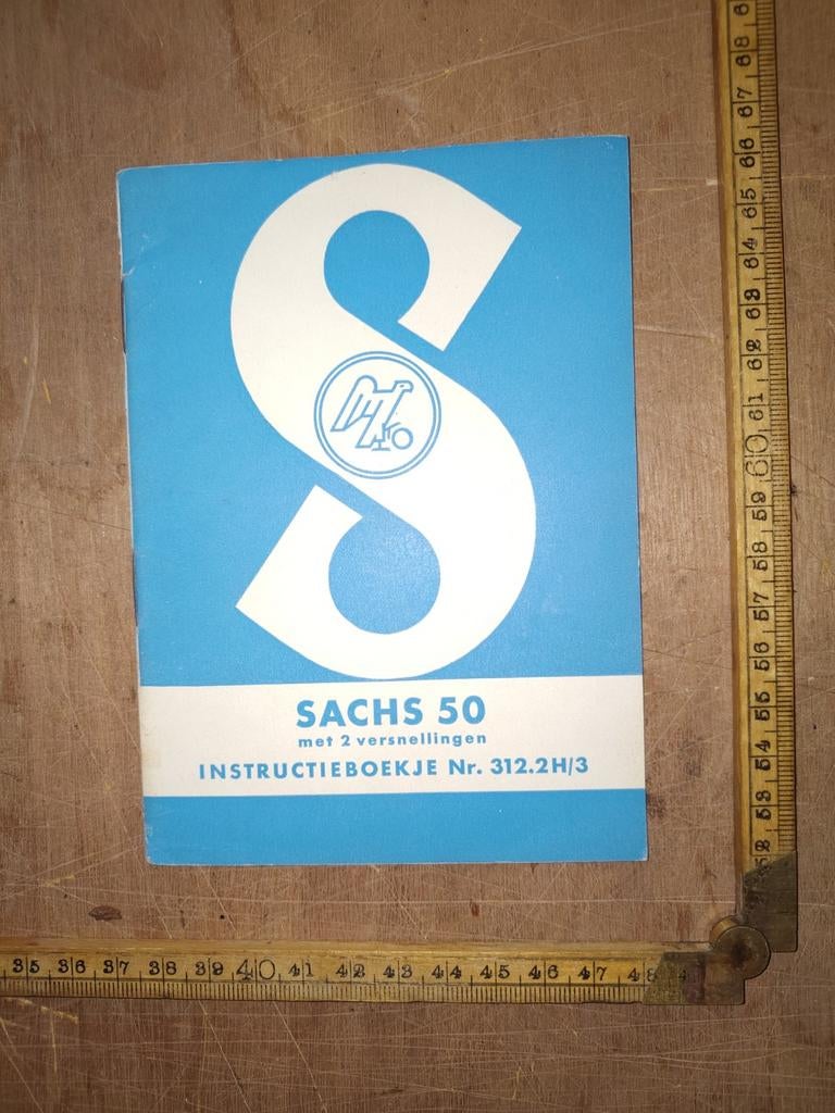Sachs 50 instructieboekje, Ophalen of Verzenden, Gebruikt