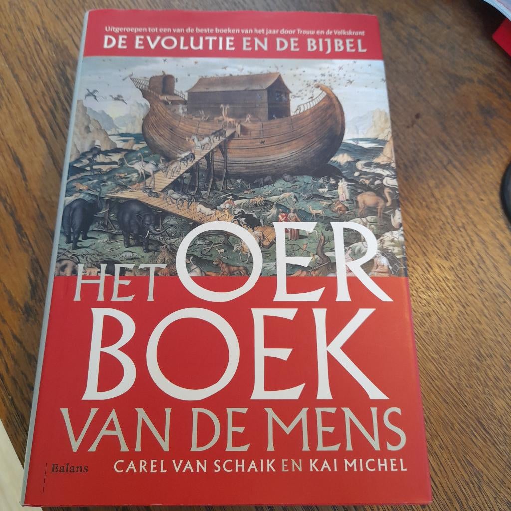 Carel van Schaik - Het oerboek van de mens, Ophalen of Verzenden, Zo goed als nieuw, Carel van Schaik, Christendom | Katholiek