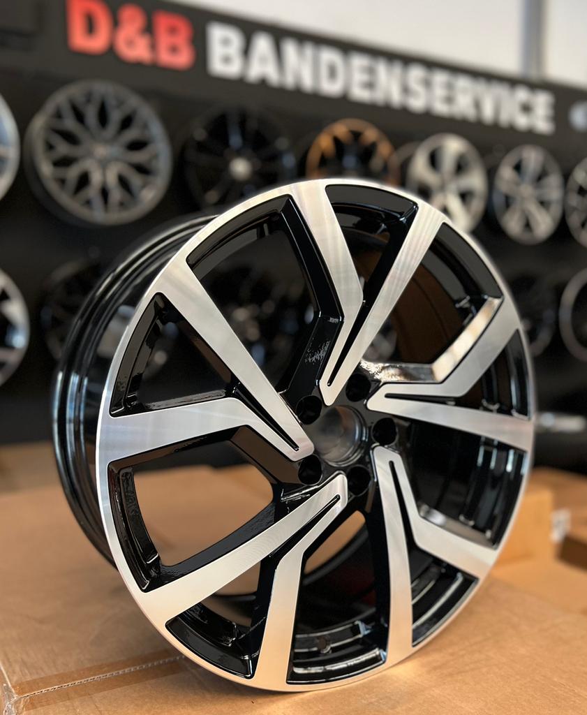 17 18 inch brescia look 5x100 Vw polo Gti taigo t cross seat, 215 mm, Velg(en), Nieuw, 17 inch