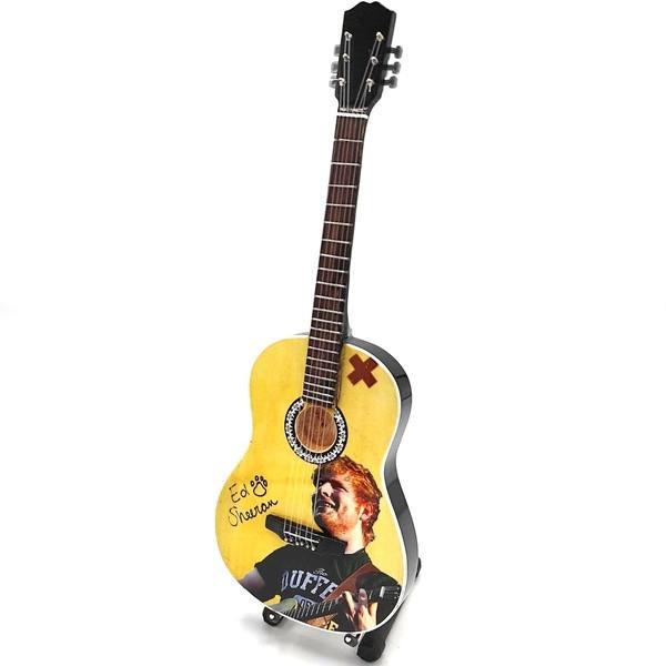 Ed Sheeran foto miniatuur gitaar 25cm mini guitar decoratie