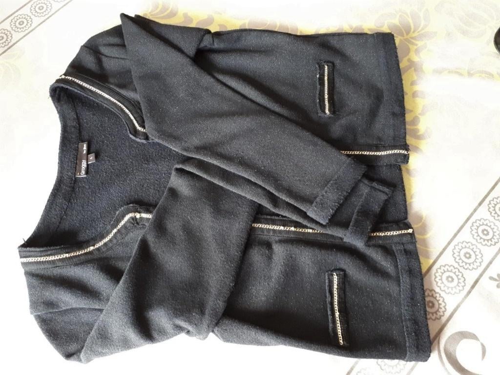 Vest/bolero - JBC - maat L - zwart met goud accent, Maat 38/40 (M), Verzenden, Zo goed als nieuw, Zwart