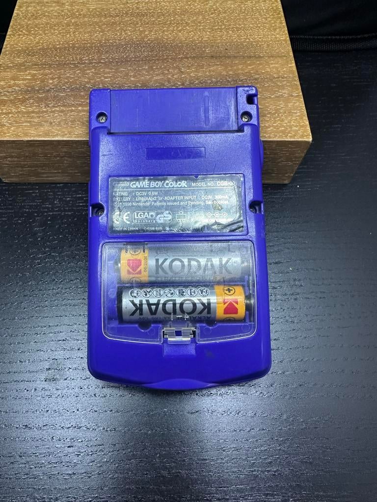 Game Boy Color - Paars - Werkt Perfect!, Spelcomputers en Games, Spelcomputers | Nintendo Game Boy, Gebruikt, G, Ophalen of Verzenden