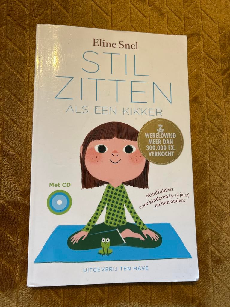 Boek Stilzitten als een kikker - Eline Snel+ cd, Boeken, Psychologie, Ophalen of Verzenden, Zo goed als nieuw, Overige onderwerpen