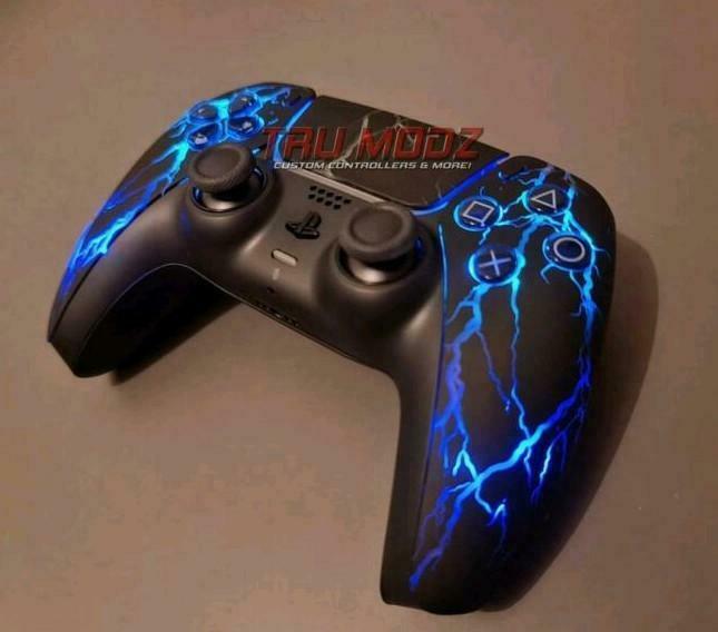 Playstation 5 / PS5 Dualsense Custom Led Controller (scuf), PlayStation 5, Nieuw, Ophalen of Verzenden, Controller