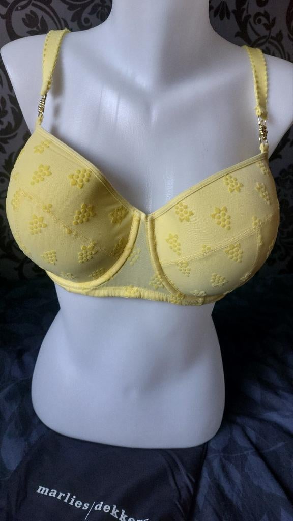 Gele Marlies Dekkers bh Soif de Vivre 90D, Kleding | Dames, Marlies Dekkers, Ophalen of Verzenden, Geel, BH