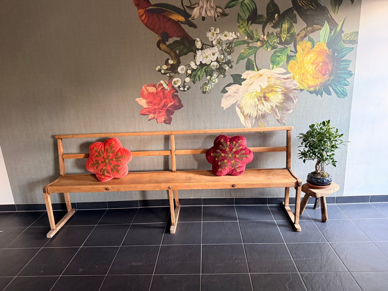 Oude brocante kerkbank, Antiek en Kunst, Ophalen