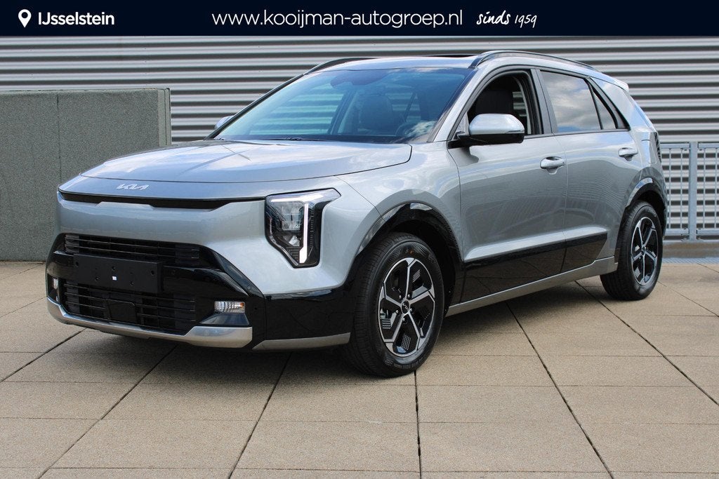 Kia Niro 1.6 GDi Hybrid DynamicPlusLine Navi /schuifdak / st, 137 pk, Euro 6, Leder en Stof, Bedrijf