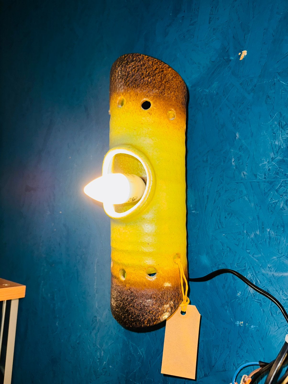 Vintage wandlamp Vest Keramiek van Woerden, Ophalen of Verzenden