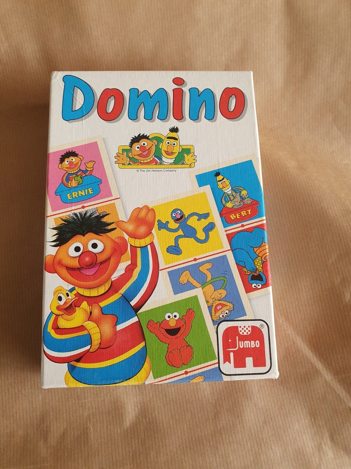 Sesamstraat Domino Spel - Jumbo, Een of twee spelers, Ophalen of Verzenden, Gebruikt, Jumbo