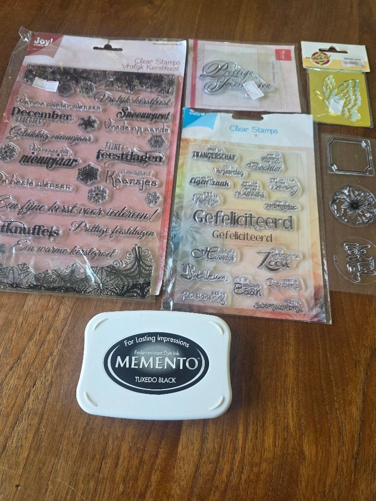 Knutsel stempels enz, Overige thema's, Ophalen of Verzenden, Zo goed als nieuw, Overige materialen