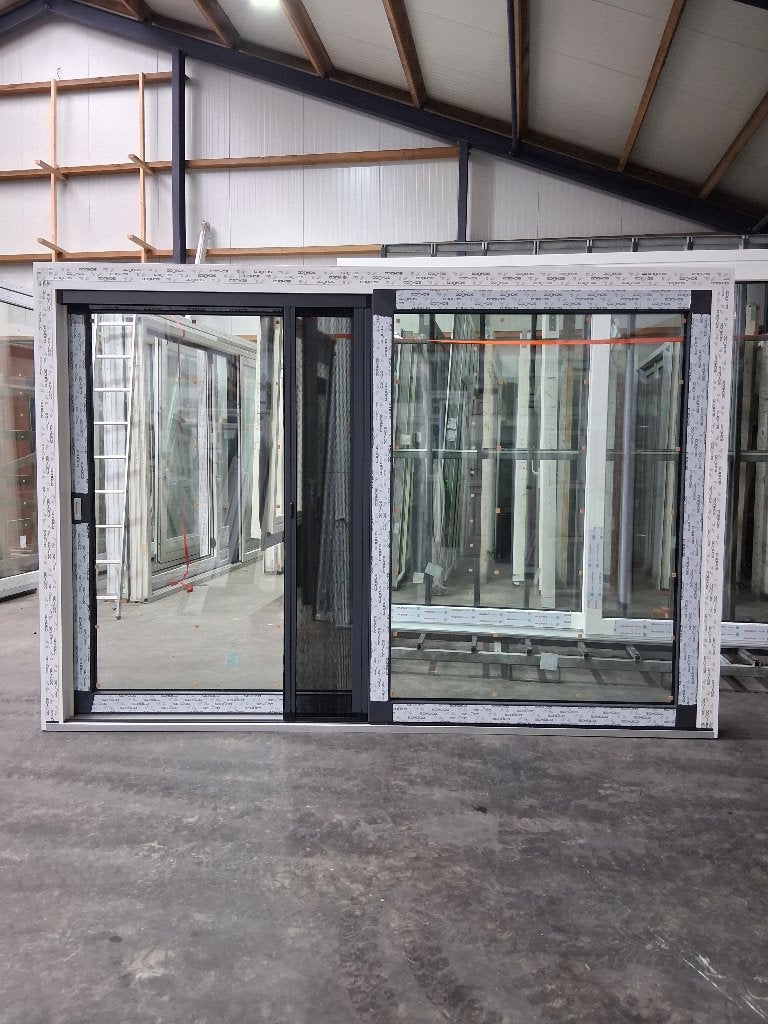 Nieuw Schuifpui Triple glas bezorgen factuur mogelijk, Doe-het-zelf en Verbouw, Kunststof, 225 cm of meer, Ophalen of Verzenden