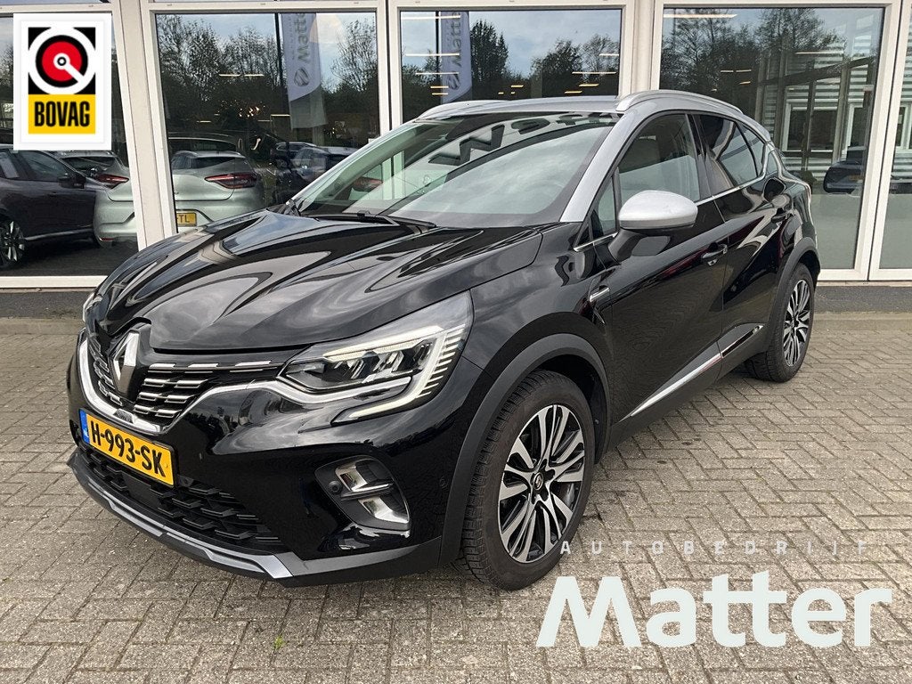 Renault Captur 1.3 TCe 155 Initiale Paris, Gebruikt, 4 cilinders, Met garantie (alle), Zwart