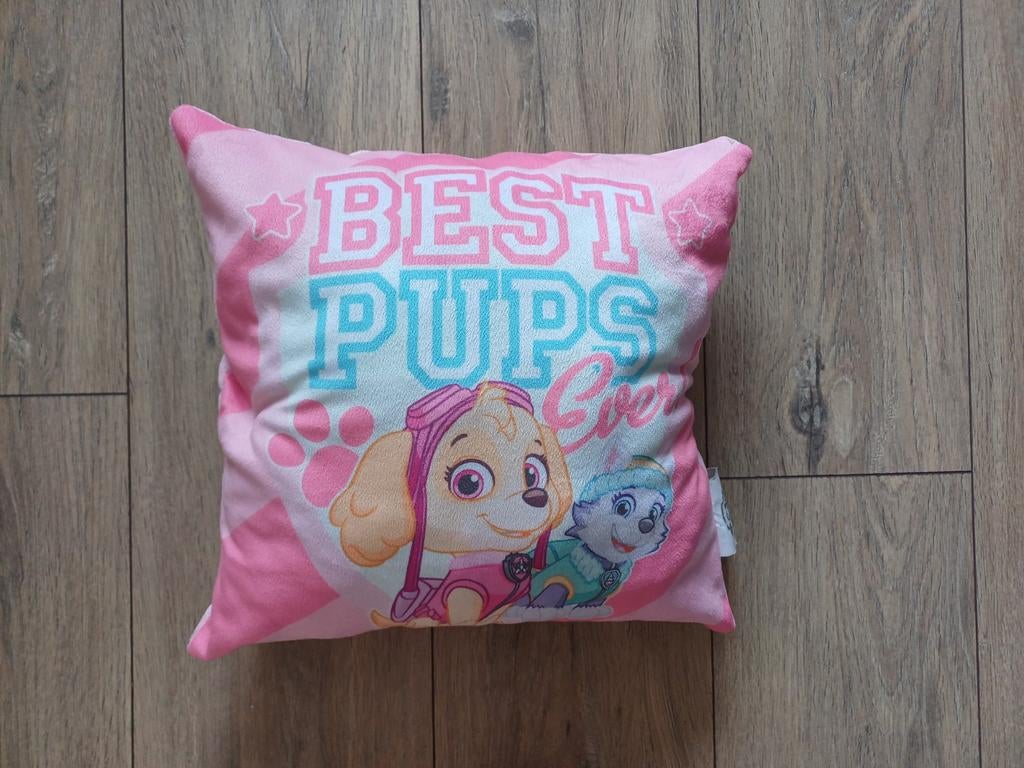 Roze paw patrol kussen., Ophalen, Gebruikt, Roze, Vierkant