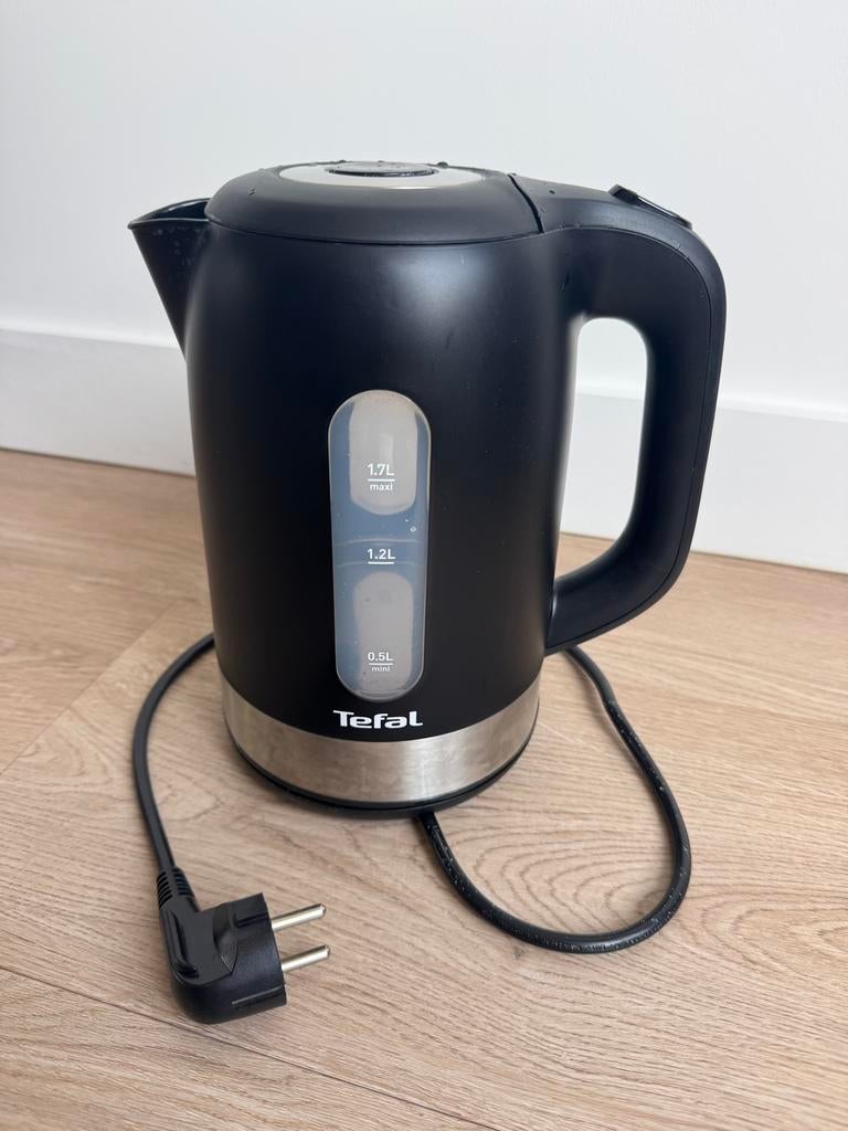 Tefal waterkoker, 1 tot 2 liter, Ophalen of Verzenden, Zo goed als nieuw, Rvs