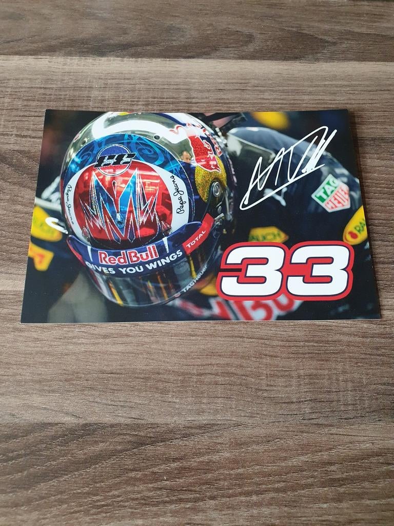 Gezocht fotokaart van max verstappen, Ophalen, Nieuw, Formule 1