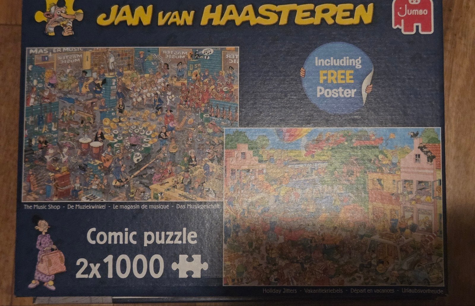 Jan van Haasteren puzzel, Hobby en Vrije tijd, Denksport en Puzzels, Ophalen, 500 t/m 1500 stukjes, Zo goed als nieuw