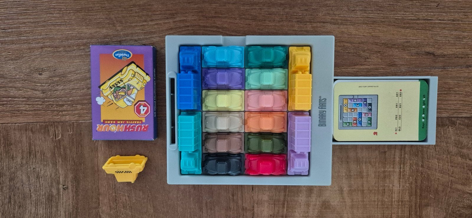 Rush Hour verkeersopstopping spel, Een of twee spelers, Ophalen of Verzenden, Gebruikt, ThinkFun / Binary Arts