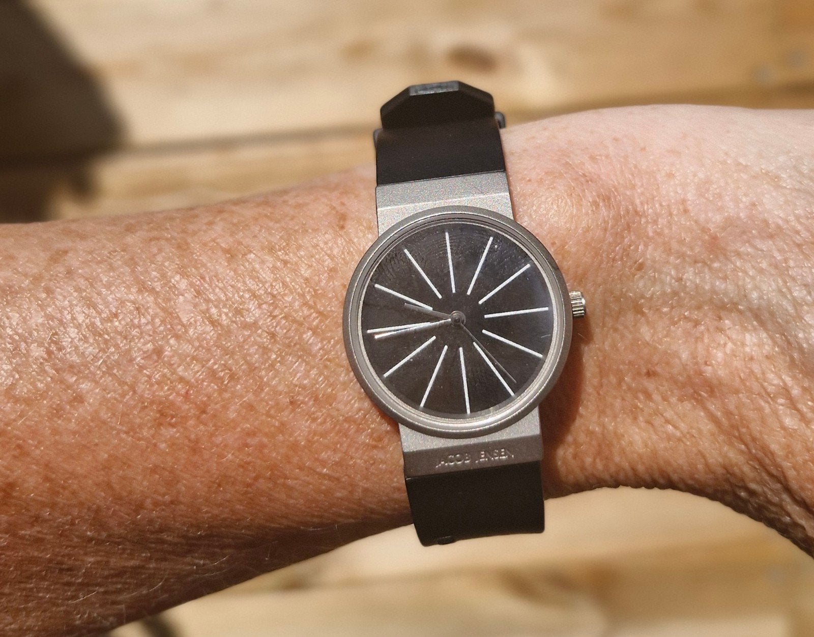 Jacob Jensen Polshorloge -  nieuw, Sieraden, Tassen en Uiterlijk, Horloges | Dames, Overige merken, Polshorloge, Overige materialen