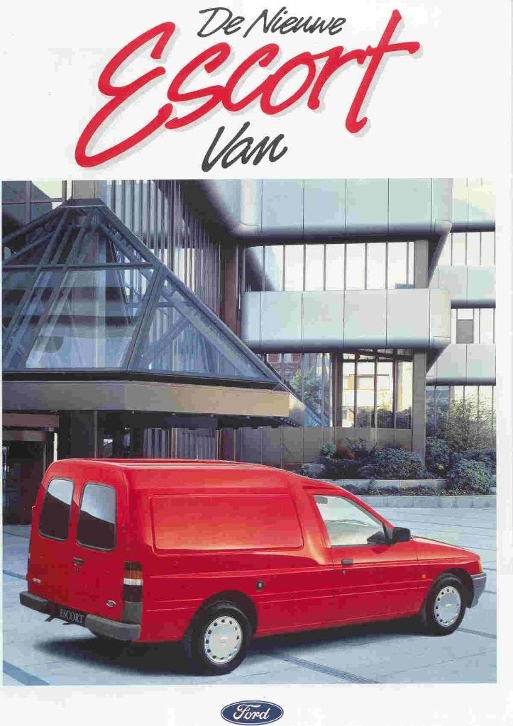 De nieuwe Ford Escort Van (sept. 1990), Ophalen of Verzenden, Nieuw, Ford
