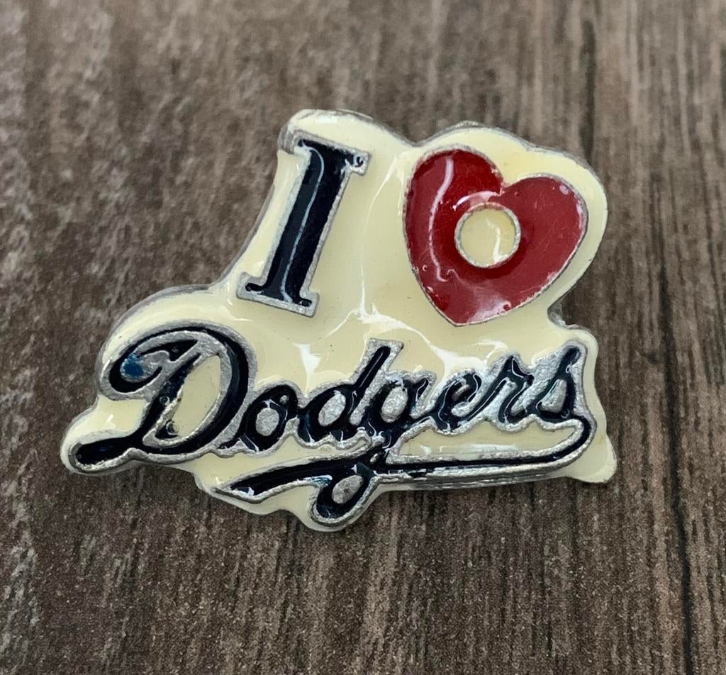 I Love Dodgers Pin, Ophalen of Verzenden