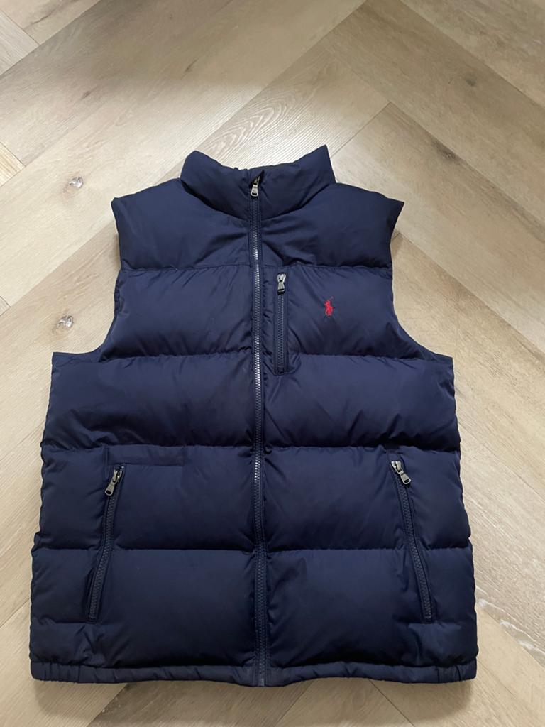 Polo Ralph Lauren Bodywarmer Donkerblauw, Kleding | Heren, Bodywarmers, Ophalen of Verzenden, Zo goed als nieuw, Maat 48/50 (M)