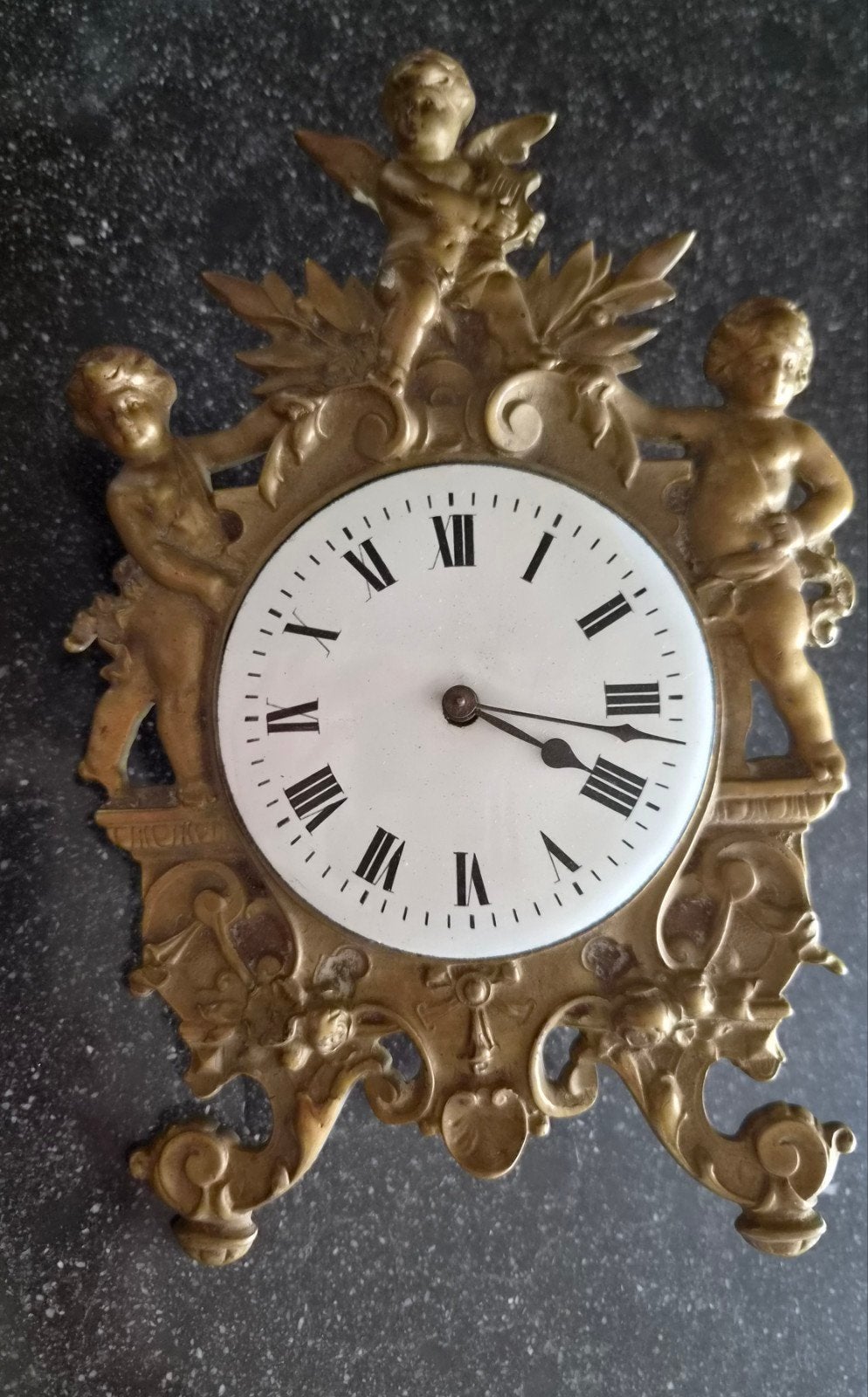 Antieke klok Franse Rococo/Lodewijk XV-stijl, Antiek en Kunst, Ophalen of Verzenden