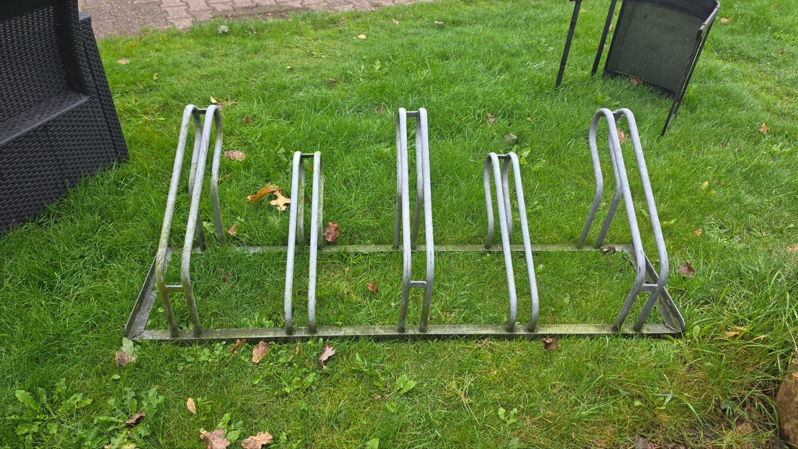 Fietsenrek voor 5 fietsen - Gebruikt, Ophalen, Gebruikt
