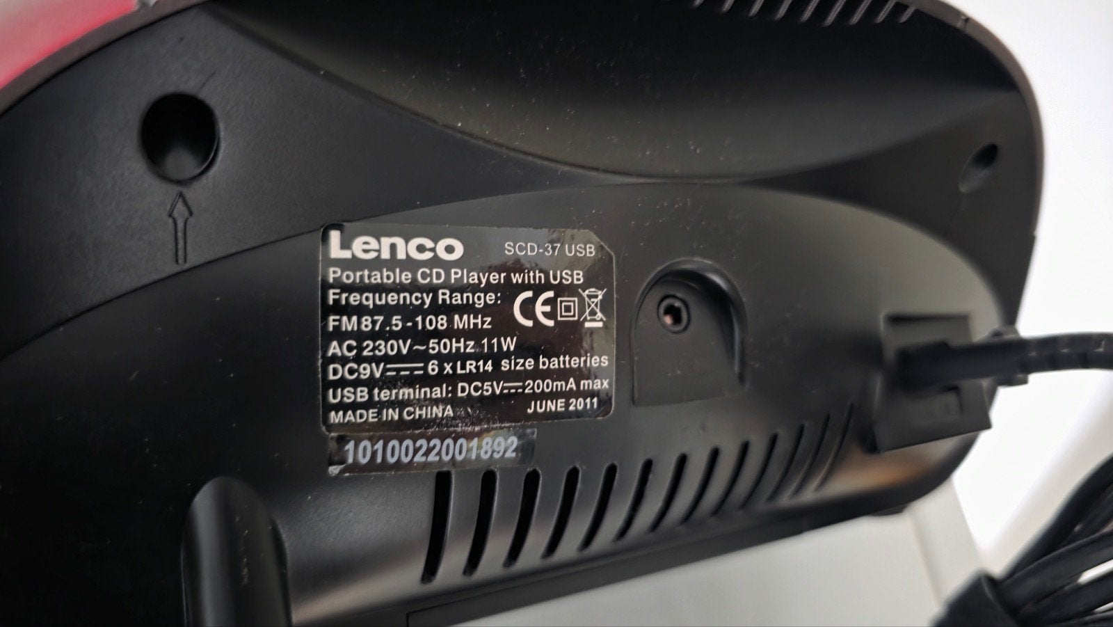 Lenco SCD-37 CD-speler met radio