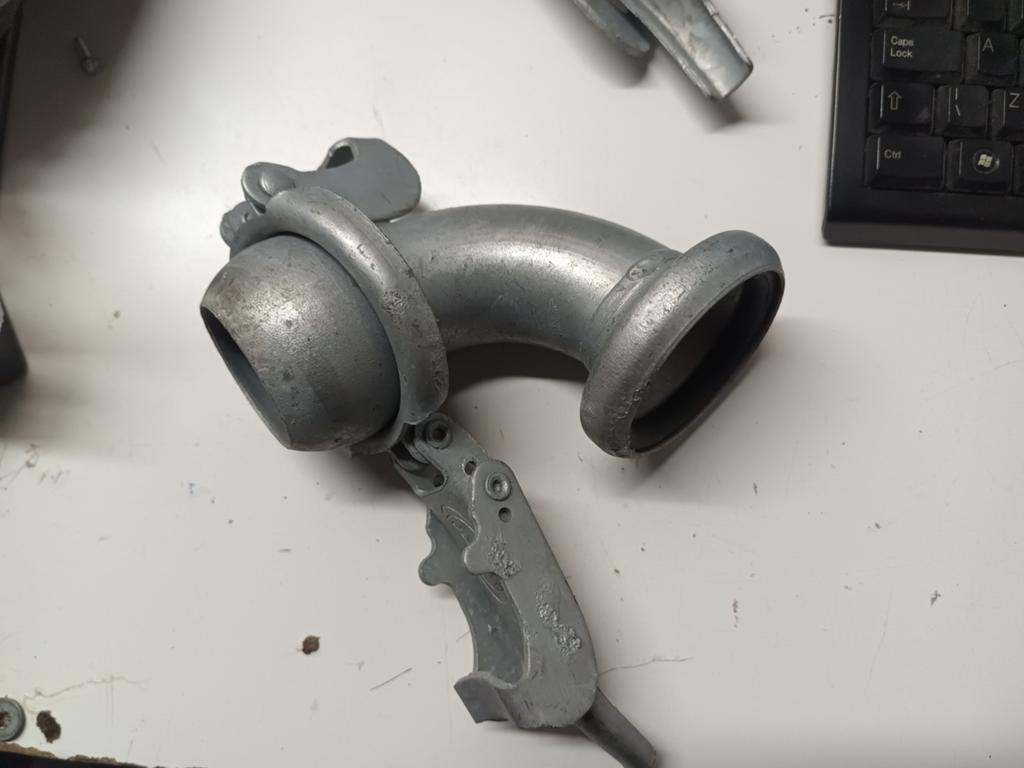 Dallai bocht 90gr M-deel x V-deel -type C - verzinkt- 50 mm, Nieuw, Ophalen of Verzenden, Minder dan 2 meter, 40 tot 60 mm