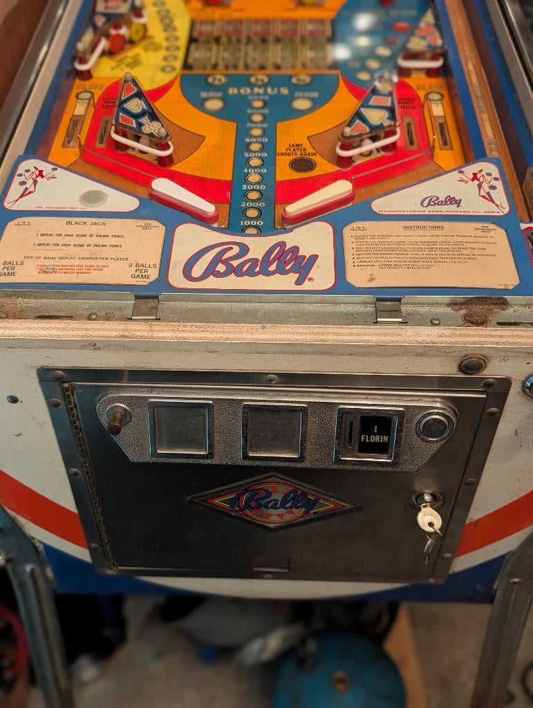 Flipperkast, Ophalen, Gebruikt, Mechanisch, Bally