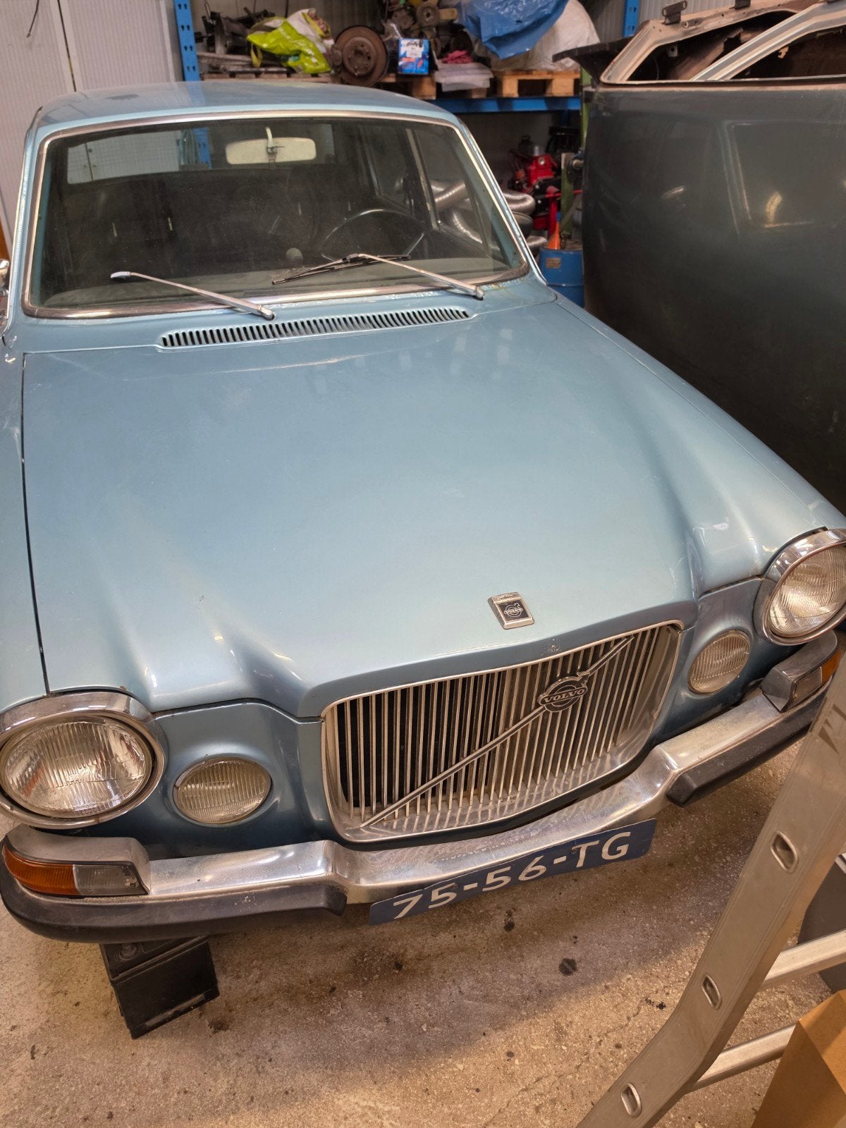 Volvo 164 3.0 E 1972 Blauw, Auto's, Automaat, 1334 kg, Blauw, Particulier